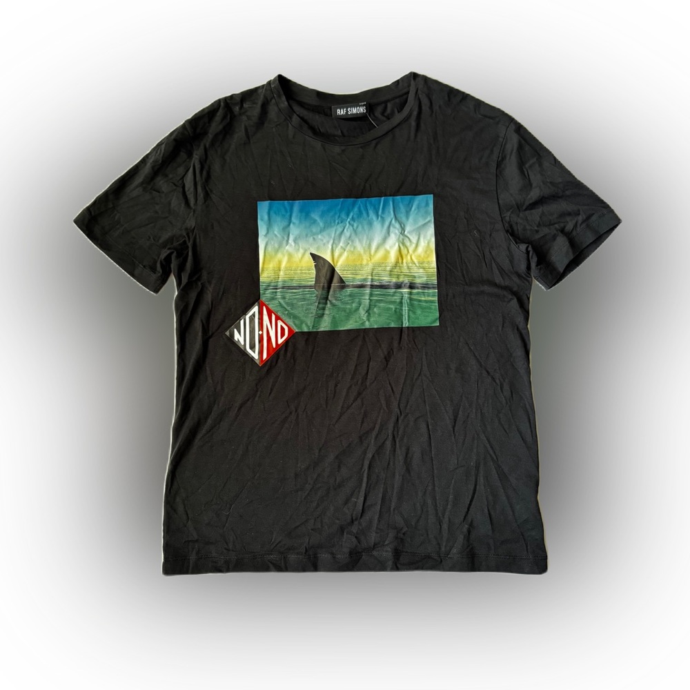 Raf Simons Men’s T-shirt New Black Size XS 100% Cotton